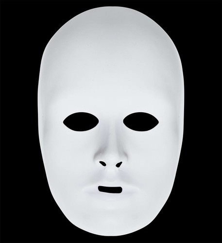 Maschera bianca viso da - viso,