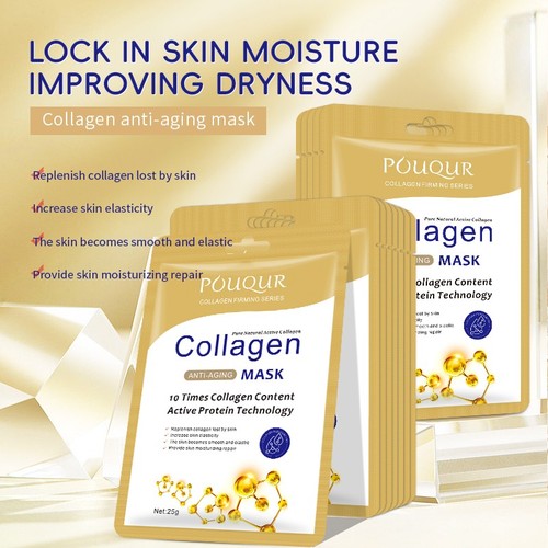 Maschera foglio collagene anti - collagene,