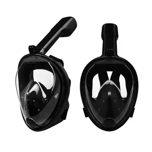 Maschera nera subacquea viso - maschera,