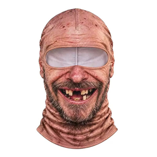 Passamontagna divertente - divertente, 3d