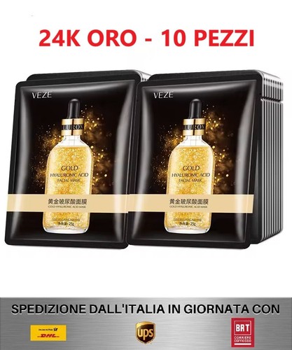 Maschera viso oro 24k - viso,