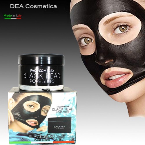 Maschera viso punti - neri, black